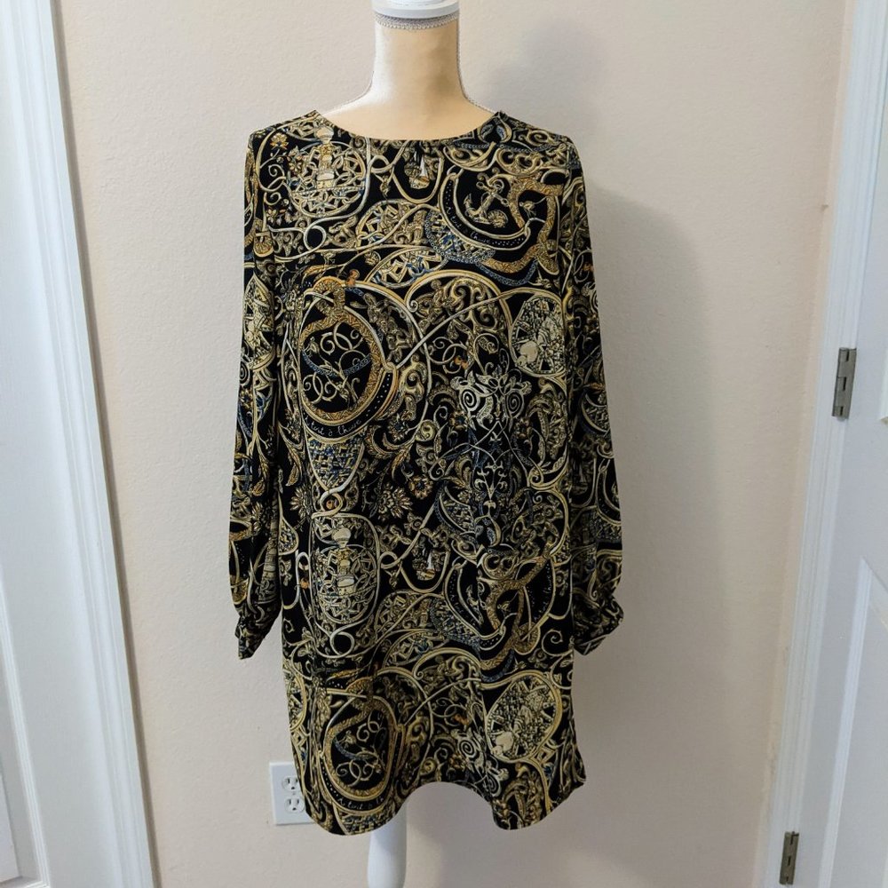 H&M Graphic Printed Tunic Dress